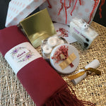 Out & About gift box with Pashmina scarf and handmade soap