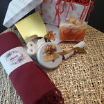 Out & About gift box with Pashmina scarf and handmade soap