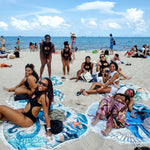 Lightweight, durable beach mat for outdoor activities and beach gear